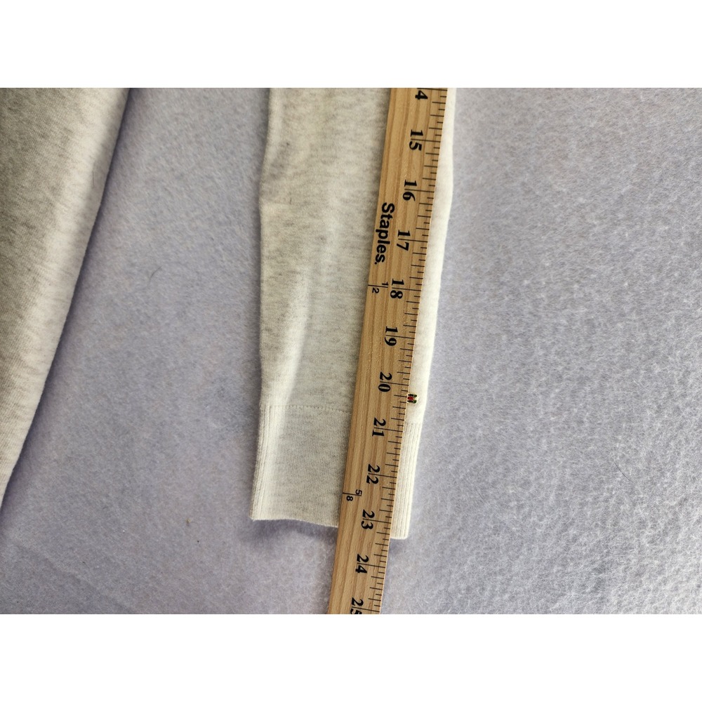 Tommy Hilfiger Heather Beige Collared V-Neck Long Sleeve Sweater Midi Dress XS - Picture 9 of 12